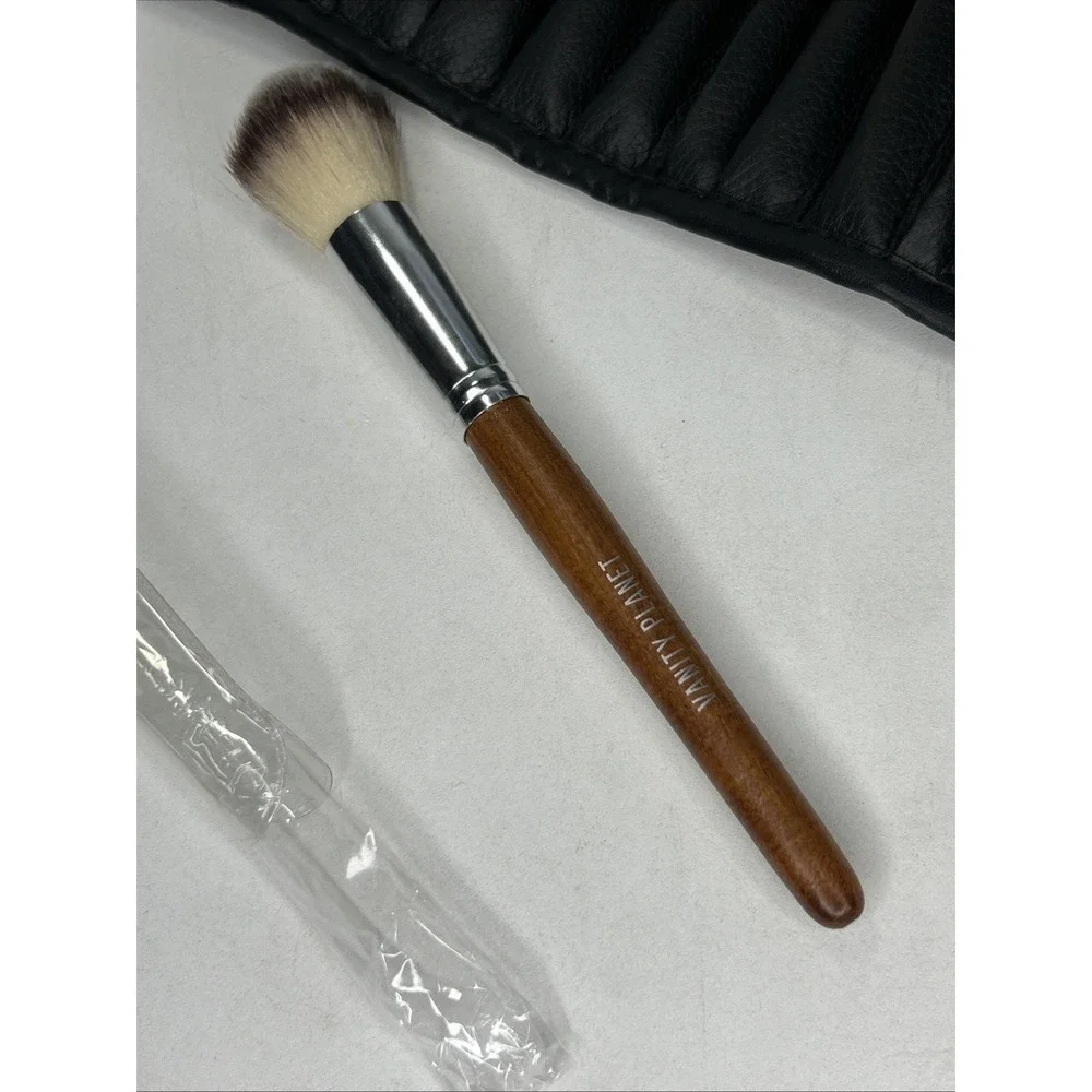 Vanity Planet Palette Makeup Brush Kit 15pc Set Roll Case Professional‎ Portable